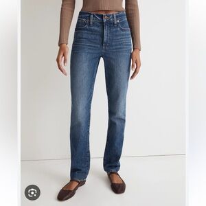 Madewell Blue Straight Leg Jeans Vintage-Inspired